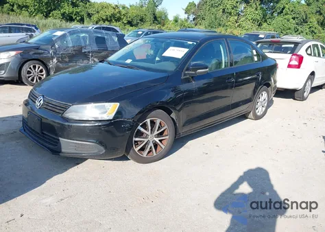 2011 Volkswagen Jetta 2.5L Se из США, поврежденный, VIN 3VWDZ7AJ4BM365043